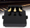Klavier Pedal Extender Bank für Kinder, Piano-Pedalerhöhung, Pedalverlängerung Höhenverstellbar mit 3 Pedalen Kinder Klavier Lehren Hilfe Zubehörteil, Schwarz Hochglanz