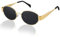 Johiux 2 Stück Vintage Oval Sonnenbrille Damen,Sunglasses für Woman,Sonnenbrille für Damen und Herren,Party Sonnenbrille,Aesthetic Accessoires Sunglasses Woman UV400 (1, Schwarz)