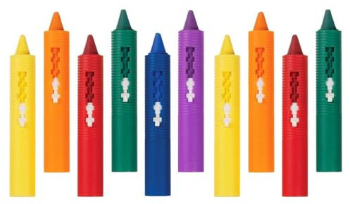 ZOPPER Bath Crayons For Baby 12Pk - Toddler Bath Crayons Develop Creativity, Imagination, Scribble Bath Time Fun, Easy Washable Wipe Clean Non Toxic Bath Time Toy