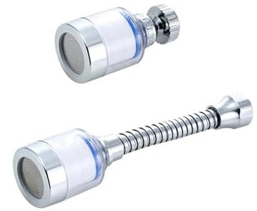 AD-BCrbgen Purificateur d'eau de Robinet, Dispositif d'économie d'eau de Robinet, purificateur d'eau pétillante, Bec de Robinet de Cuisine résistant aux éclaboussures(D)