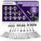 Juego de 52 brocas de diamante multifuncionales compatibles con Dremel, brocas de diamante para herramientas rotativas, vástago de 3 mm, para tallar, pulir, moler