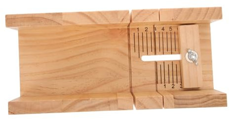 Holzform zum Seifenschneiden mit Doppel Slots für Seifen