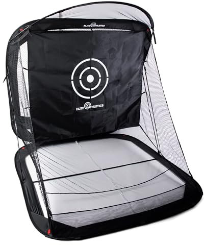 Pop Up Golf Practice Net - Driving and Chipping Net for Garage or Backyard by Elite Athletics