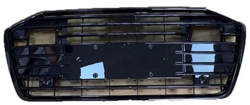 byjgs Frontstoßstange Radiator Kühlergrille für Audi A6L C8 2019 2020 2021 A6, Auto Frontstoßstangengrill Kratzfest Front Bumper Grille Grill,A