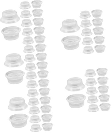 HOLIDYOYO 60pièces Gaskets Silicone pour Autocuiseur Joint De Sécurité pour Soupapes Flottantes Accessoires Compatible avec Duo Duo Plus Ultra Lux