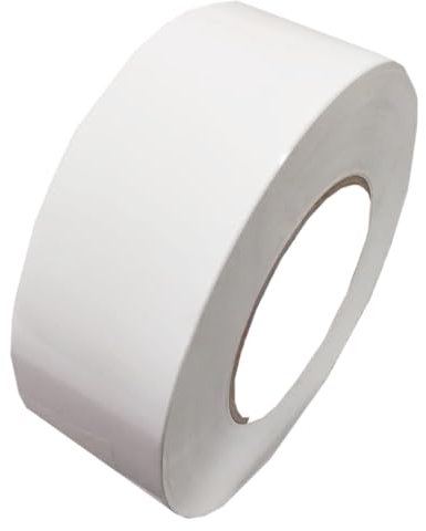 daged Zierstreifen Aufkleber Klebestreife Seitenstreifen Weiß – 50m Länge x 50cm Breite – Selbstklebende Folie für Auto Wand Möbel & Dekoration