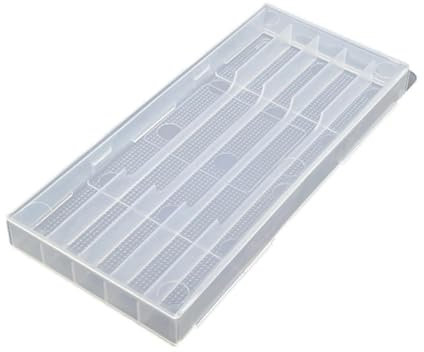 KESOTO Aufbewahrungsbox für Bohrer, Werkzeugteilekoffer, Praktischer, Wiederverwendbarer Premium Behälter, Rechteckig, Tragbar, Zubehör, Kleinteilekoffer, 16.2cmx7.5cm