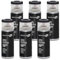SIMPLETEK - 6 bouteilles en aérosol V400DIAM.3 peinture noire effet diamant 400 ml peinture finitions spéciales paillettes nacrées (kit de 6 pièces)