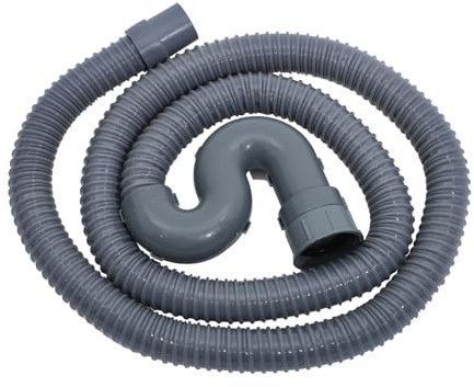 BEBEMOKO Manguera de Desagüe de Lavavajillas y Fregaderos Tubo de Extensión de Desagüe Flexible para Cocinas Lavadoras y Bañeras Accesorio Práctico Instalar