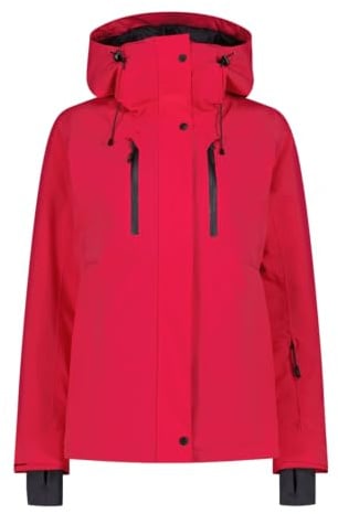 CMP Giacca da sci e snowboard da donna in mechanical stretch loose fit, 34W3926 (IT, Testo, M, Regular, Regular, Fuxia)