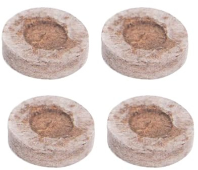 KICHOUSE Torfpellets 10 Stück 3cm Komprimierte Anzuchtblöcke für Saatgut