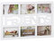 Relaxdays Bilderrahmen Freunde, Galerierahmen für 6 Fotos, Fotocollage Rahmen, quer, Kunststoff, HBT: 33x48x1,5 cm, weiß
