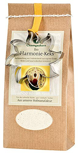 Chiemgaukorn Bio Chiemgauer Harmonie-Keks, Backmischung mit Keks-Ausstecher 270 g