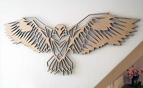 kh Teile Holz Wand Deko Adler XXL 80cm Wanddekoration Wandbild Wohnzimmer Wandbild Natur Geschenk Idee Dekoration Geburtstagsgeschenk usw..