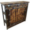 CHYRKA® Bartisch Stehtisch Barhocker Barstuhl BarMöbel SAMBOR Loft Vintage Bar Industrie Design Handmade Holz Metall (THEKE -160 cm - 63)