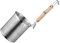 Cabilock Cuisine En Acier Inoxydable Grillage à Mailles Fines Tamis Passoire Nouilles Panier avec Crochet Poignée Cuisson Filtre Cuillère Louche pour Pâtes Ramen Aliments Frits 14Cm