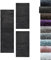 SIMPEX Bettumrandung Schlafzimmer 3teilig Shaggy Hochflor Teppich Grau Bettset: 2 mal 60x110 + 1 mal 80x150 - Schlafzimmer Teppich 3 Teilig Läufer Extra Weich Flauschig Bettvorleger Läuferset Halı
