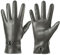 Damen Winter Lederhandschuhe Touchscreen Texting Warm Fahren Lammfell Handschuhe (Grün, S)