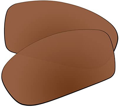 EZReplace Ersatzgläser für Oakley Fives Squared Sonnenbrillen (polarisierte Gläser) - Passend für Oakley Fives Squared Rahmen (Maroon Brown)