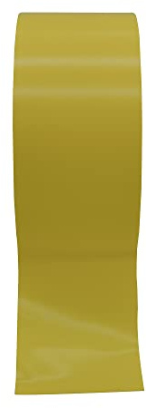 471 Vinyl Fineline Linierband Konturenband Abklebebänder Warnband Malerkrepp, Spur- und Sicherheitsmarkierung, Farbmarkierung, Bodenmarkierung (24 mm x 33 meter, Yellow)