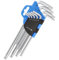 Högert Tamper-Torx -kompatibel-Schlüssel, lang, 9 Stk.
