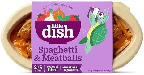 Little Dish Spaghetti and Meatballs | Fresh, 100% Natural Kids Meal | 1-5 Years | 200g