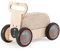 Mamatoyz 03DSBE DriveMe Soft Bear Vierrad-Aufsitz-Gehwagen aus Holz, ziehbarer 3-in-1-Spielzeughalter für Kinder mit weichem, abnehmbarem Schwammsitz