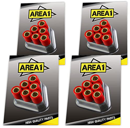 Area1 Galet de Variateur 16x13 mm - Lot de 4 Pièce - Rouleaux de Variateur - Poids librement sélectionnable - (7,5/8,0/8,5/9,0)