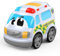 JOLLY FUN Remote Control Car for Toddlers Age 1 2 3,19CM RC Ambulance Toys with Lights and Music for Kids 1 2 3 Years Old,2.4G Cartoon Birthday Present Gift for Boys and Girls