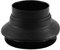 Giilayky Bass Drum Enhancer ABS Gummi Bass Drum Kick Enhancer mit schwarzem Port Hole Protector,Mic Hole Drum Head,Black