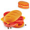 BrightKins Casse-tête Distributeur de friandises pour Chiens, en Forme de Sandwich tournant, Jeu interactif, favorise la Stimulation intellectuelle, Permet de ralentir Les Prises Alimentaires