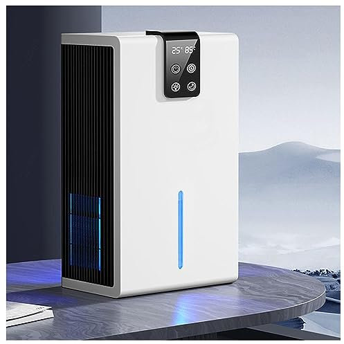 Deshumidificadores para Dormitorio 2600 ml, deshumidificador portátil con Apagado automático con luz LED de 7 Colores, deshumidificador pequeño para baño para Dormitorio, baño, Armario, Cocina, RV