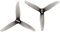 SPARKHOBBY Gfan Hurricane 3016 3 Zoll 3 Blatt PC CW CCW FPV Mini Propeller 1,5 mm 2 mm Loch für RC Freestyle Zahnstocher Whoop Racing Drohne (2 Paar grau)