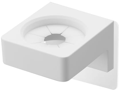 YAMAZAKI 1709 TOWER Klebehaken-Mehrzweckring, weiß, ABS-Harz/Silikon/Polycarbonat, minimalistisch, 5,4 x 6,2 x 4,5 cm