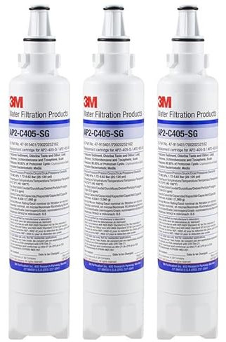 3M AP2-C405-SG Cartuccia filtro dell'acqua con inibitore di scala e rimozione di metalli pesanti | Compatibile con caldaie Lincat serie F, Lincat Filterflow | 0,5 micron | 47-915401, 569592 (3)