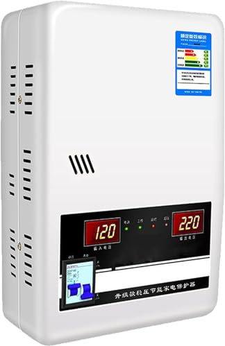 GYQSSD Régulateur De Tension Entièrement Automatique 220 V, Régulateur De Climatiseur Domestique en Cuivre Pur Haute Puissance à Très Basse Pression, Stabilisateur De Courant 120 V-280 V,6800W