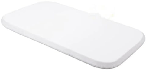 Waldin Spannbettlaken Wasserdicht, Babybett 7in1 | Groß 124 x 73 cm, Farbe Weiß, Atmungsaktiv, Jersey mit Polyurethanmembran, Waschbar bei 60 °C