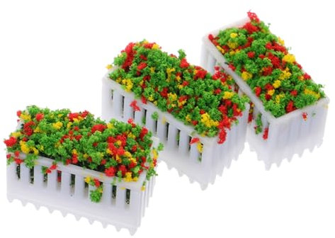 Abaodam 3St dekorativer Pflanzer bastelzeug microanlagen Kinderzimmerdekoration Dekorative Blumenkästen stylingbã¼rsten kunstpflanze Mikrolandschaftsdekor Blumenbeet- Harz Colorful