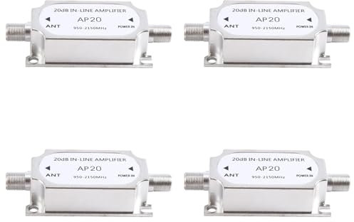 Hlxnyami 4X AP20 Satellite 20DB Amplificatore nel 950-2150MHZ Amplificatore di Segnale per 'Antenna Potenza del Canale