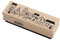 Artoz Stempel – Holzstempel – „Häuserzeile“ – 90 x 30 mm – Motivstempel zum Kartenbasteln für Weihnachten, Einladungen, Grüße