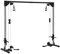 SPORTNOW Kabelzug Kraftstation für Zuhause Cable-Crossover Maschine, Steckgewichte bis 50kg belast pro Seite, Kabelzugstation mit Griffen, freistehend Kabelzugturm für Übungen Homegym 245 x 207 cm