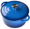 Warmiehomy Enamelled Cast Iron Pot with Lid,Blue 5L Non Stick Deep Dutch Oven,Ovenproof Casserole Pot Cooking Stockpot for Induction and Oven Safe,26cm
