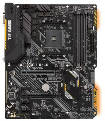 QWEOWW Carte mère ASUS TUF B450-PLUS Gaming B450 Motherboard Socket AM4 DDR4 128GB Support Ryzen 5 5600 5500 Pro 1200 3600 1600 CPU M.2 ATX