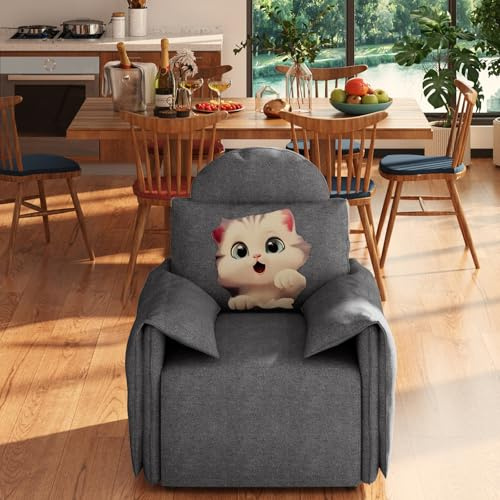 Meeyar Sofa Couch, 71CM Kleines Sofa mit Doppelseitigen Rückenkissen, Abnehmbarem Sitzbezug,Couch aus Kurzplüschstoff, Geeignet für Wohnzimmer,Schlafzimmer,küchen