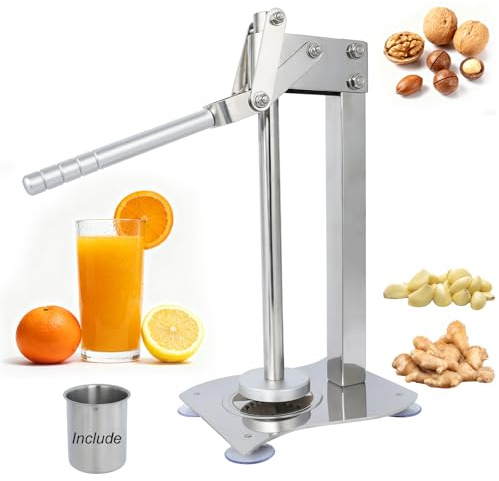 MQYI Manual desktop heavy duty lemon smasher orange juicer lemon squeezer citrus juicer fruit crusher grinder for Nut Garlic and Ginger (M001 New)