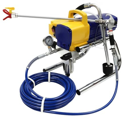 Pulverizador De Pintura Pared Eléctrico Sin Aire For Techos, Pisos Y Paredes Pulverización Rápida Incluso Delicada