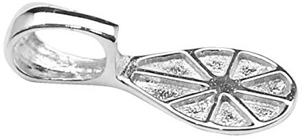 beadsnice 925 Sterling Silver Pendant Bails Glue on Bail Jewelry Findings