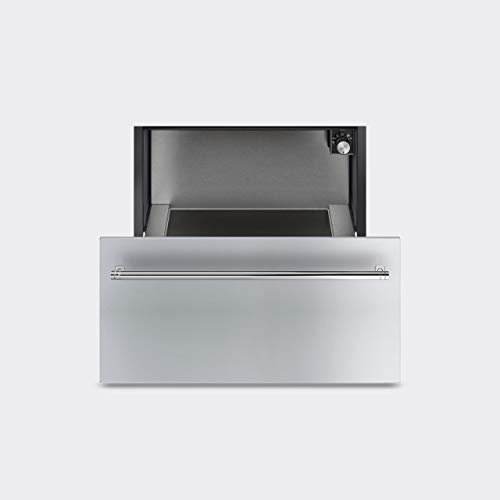 Smeg CR329X Cajón Calentador para Platos, Stainless Steel