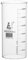 Eisco Borosilicate 3.3 Glass Beaker - 3000ml | Tall Form with Spout | 250ml Graduations | 279mm Tall | 130mm Inner and 133mm Outer Diameter | Scientific Glassware for Lab Measurements