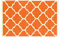 RUG PRINCE Kelim Teppich Handgewebt 120x180 Orange Einfarbig Orient Wolle Zimmer